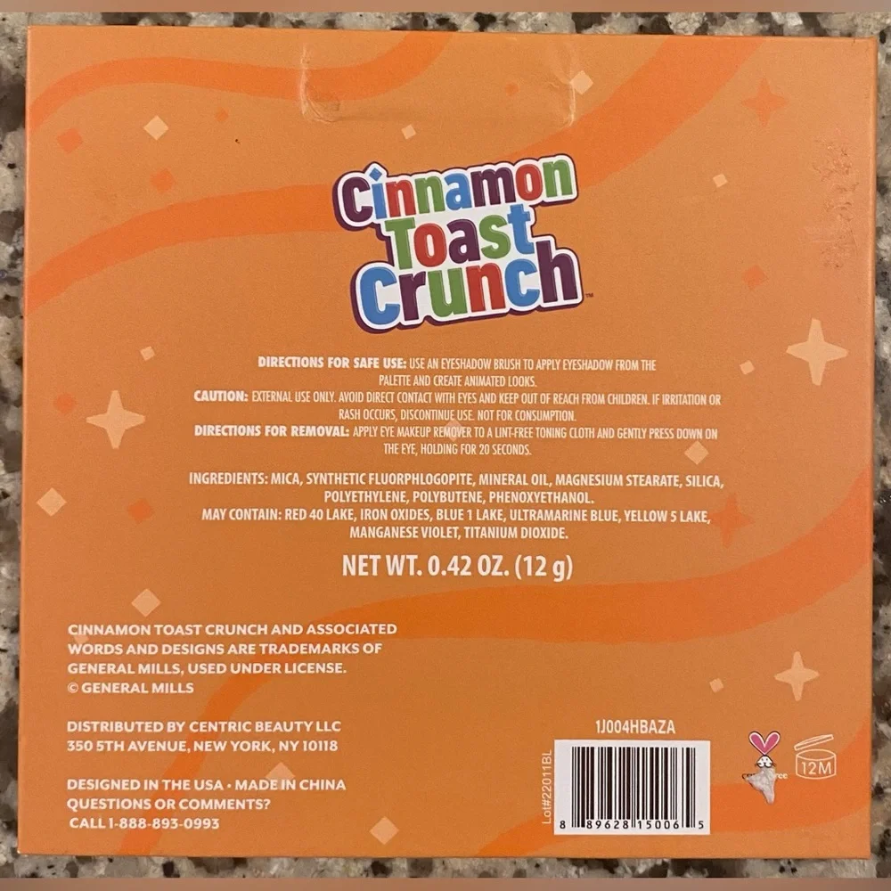 Cinnamon Toast Crunch Eyeshadow Palette X Taste Beauty